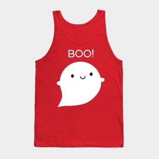 Boo! Kawaii Halloween Ghost Tank Top